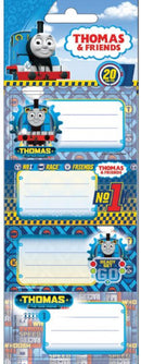 naamstickers Thomas de Trein papier wit 20 stuks