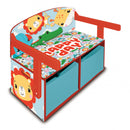 opbergbank Happy Day 60 x 56 cm hout 3-delig