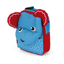 rugtas olifant 28 cm blauw/rood