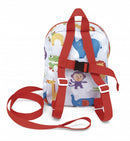 schooltas dieren junior 26 x 20 cm polyester wit