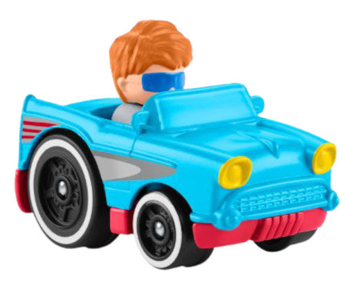 speelgoedauto Wheelies Cabrio junior blauw/rood