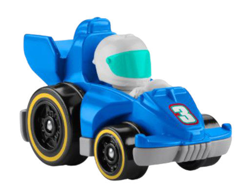 speelgoedauto Wheelies Race junior donkerblauw