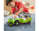 speelgoedtractor Little People 29,5 cm groen