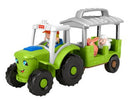 speelgoedtractor Little People 29,5 cm groen
