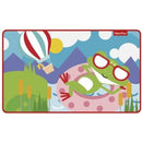 vloerkleed fleece kikker 75 x 45 cm multicolor