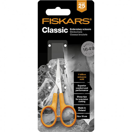 Klassieke Precisie Schaar 10 cm oranje