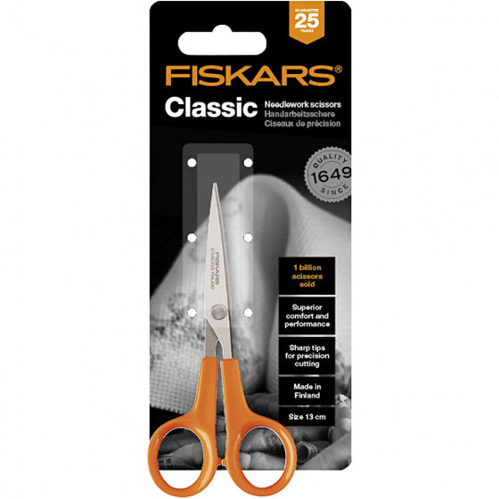 Klassieke Precisie Schaar 13 cm oranje