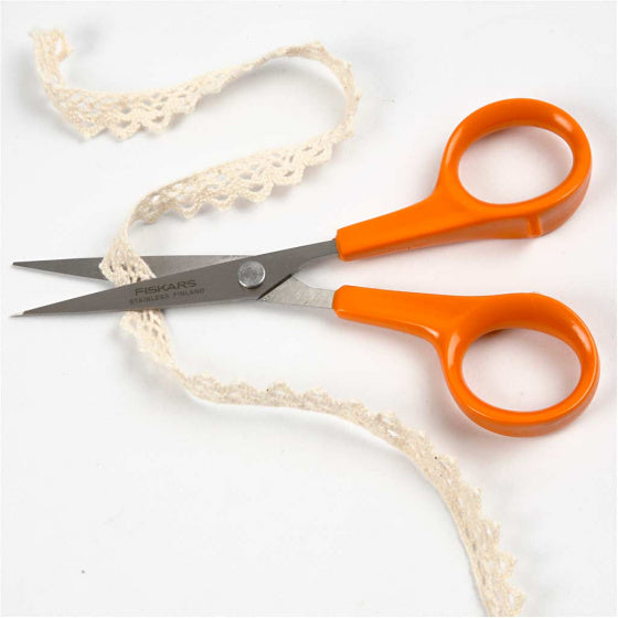 Klassieke Precisie Schaar 13 cm oranje