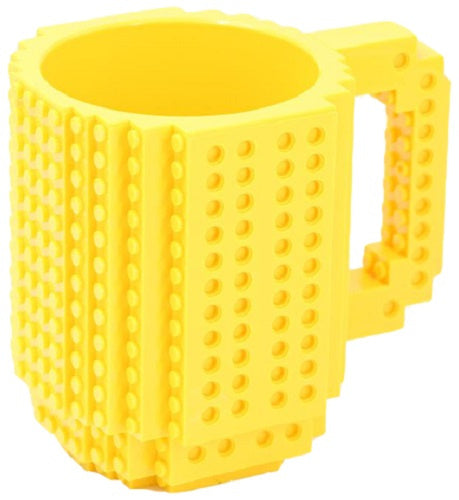 beker Build-On 14 x 12,5 cm geel