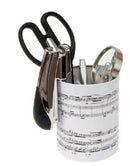 pennenbakje 10,5 x 8 cm staal wit