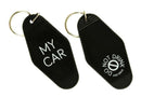 sleutelhanger My car zwart