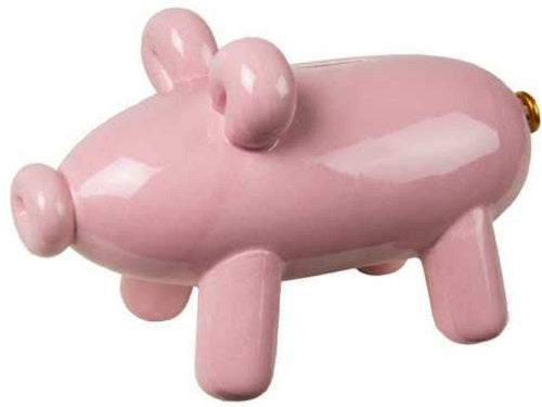 spaarpot Piggy 23 x 14 cm keramiek roze