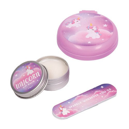 beautyset Unicorn Beauty meisjes roze 3-delig