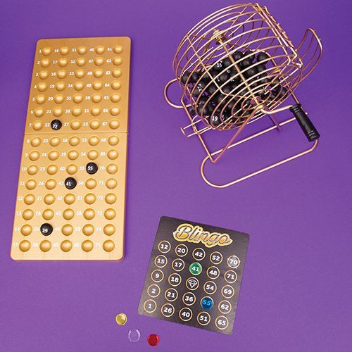 Bingomolen Blingo 21 cm staal goud (en) 4-delig