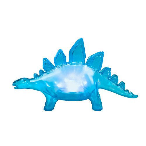 feestlamp Stegosaurus junior led 26 cm blauw