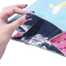 lunchtas No Bad Days junior 18 x 22 cm blauw