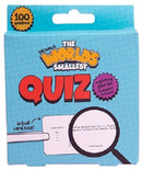 quiz Worlds Smallest papier blauw 102-delig