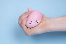 stressbal Vis polyester roze