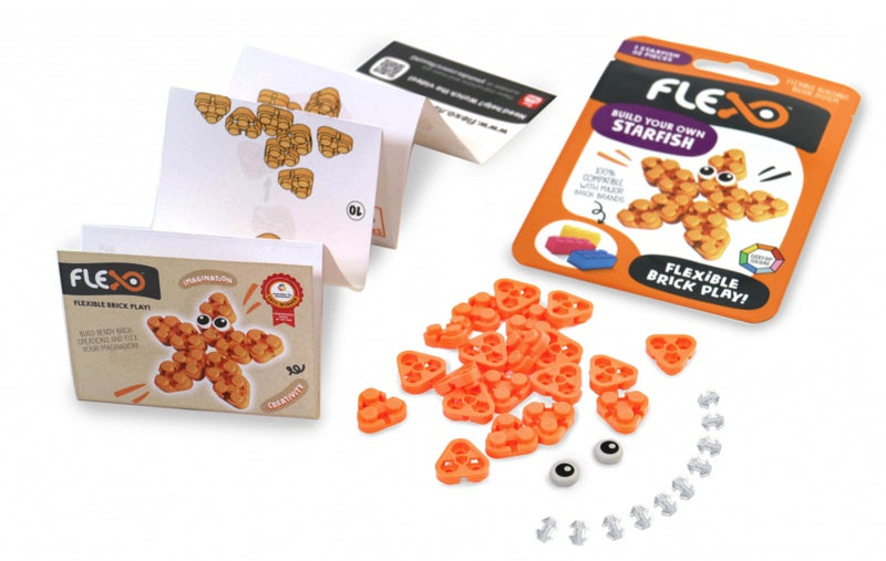 foliepakket Starfish junior 13 cm 32-delig