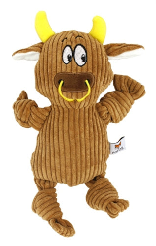 Fofos Fluffy Koe Bruin 28X23X6,5 CM
