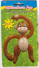 aap opblaasbaar 61 cm bruin/beige