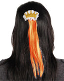 haarclip kroon dames polyester oranje