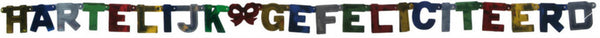 Letterslinger Hartelijk Gefeliciteerd