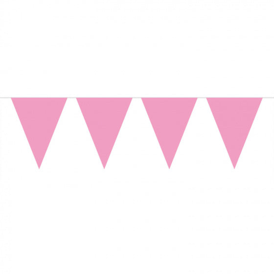 Roze Mini Vlaggenlijn, 3mtr.