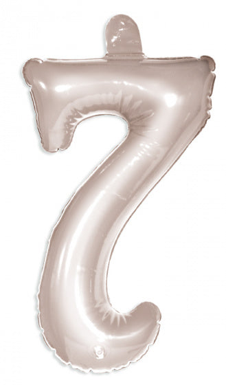 Cijfer Ballon 7 Zilver