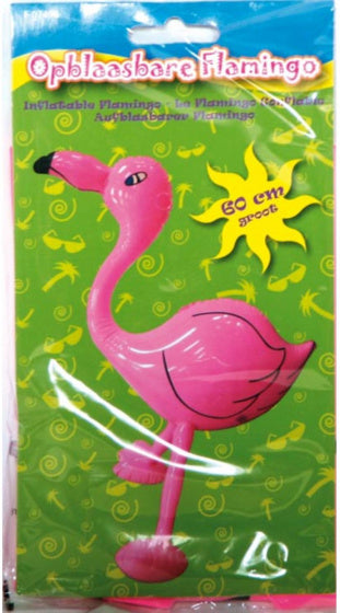 opblaasbare flamingo Freddy 61 cm roze
