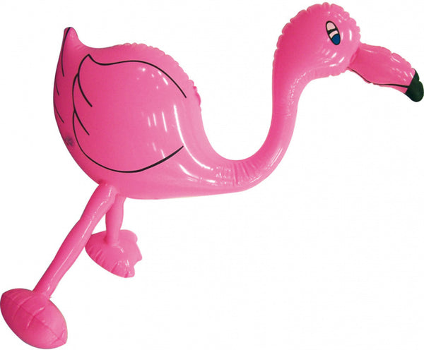 opblaasbare flamingo Freddy 61 cm roze
