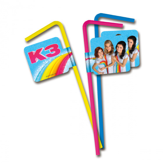 rietjes K3 meisjes 17 cm karton 8-delig