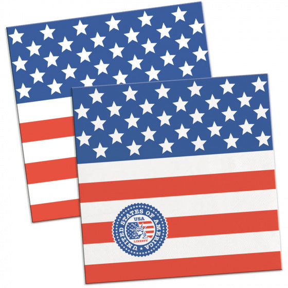 USA Party Servetten, 20st.