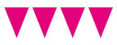 Magenta Mini Vlaggenlijn, 3mtr.