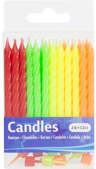 Neon Kaarsjes, 24st.