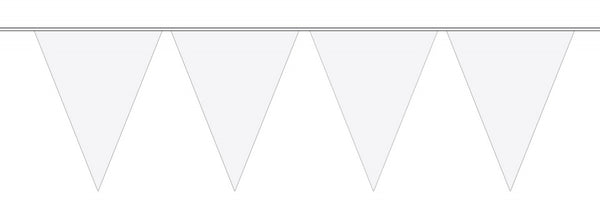 Witte Mini Vlaggenlijn, 3mtr.