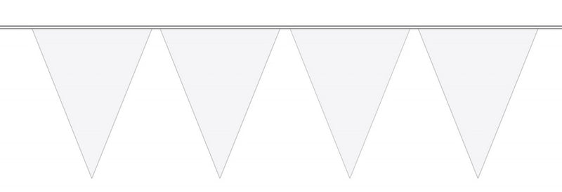 Witte Mini Vlaggenlijn, 3mtr.