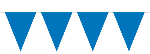 Blauwe Mini Vlaggenlijn, 3mtr.