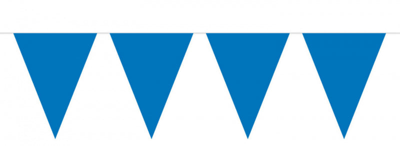 Blauwe Mini Vlaggenlijn, 3mtr.