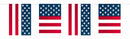 USA Party Vlaggenlijn