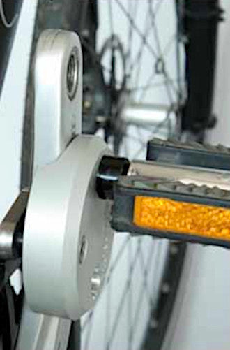 crankverkorter universeel aluminium zilver