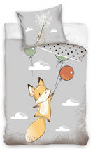 dekbedovertrek Fox junior 140 x 200 cm katoen