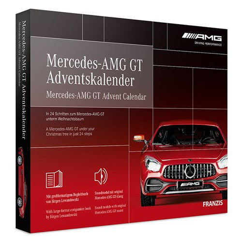 adventkalender Mercedes-AMG GT rood 24-delig