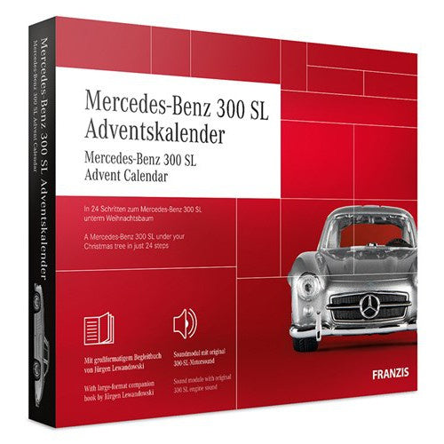 adventkalender Mercedes Benz 300 SL rood 24-delig