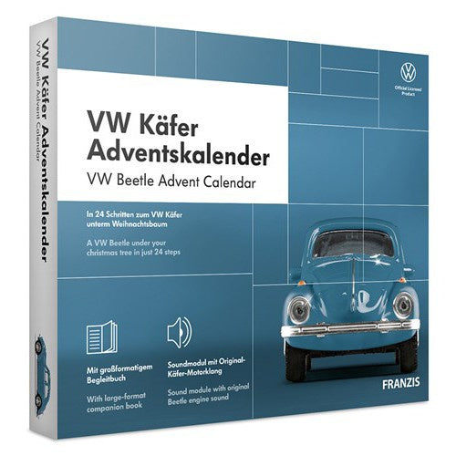 adventkalender Volkswagen Kever blauw 24-delig (DU/en)