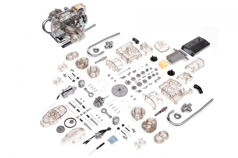 bouwpakket 2-cilinder-boxermotor BMW R90S 200-delig