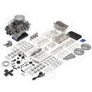 bouwpakket Ford Mustang V8 27 cm zilver 200-delig