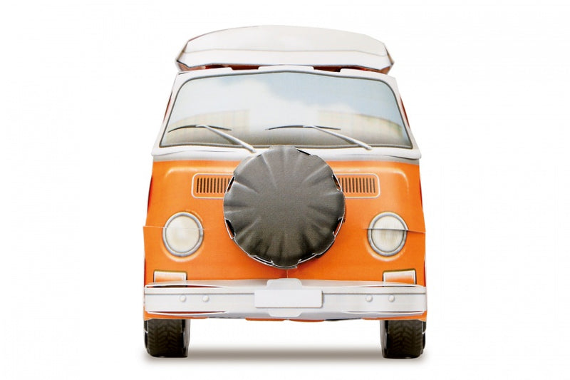 bouwpakket VW Bulli T2 1:18 karton 38-delig oranje