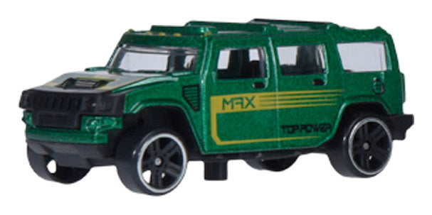 auto's junior 7 cm RVS/ABS 4 stuks