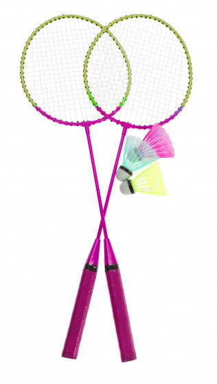 badmintonset roze 5-delig